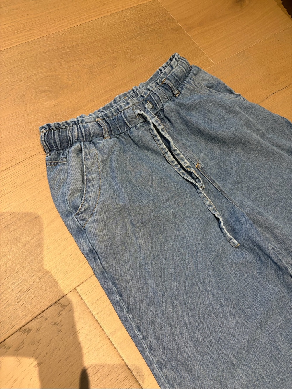 Velvet Heart Light Blue Wide Leg Drawstring Jeans - Picture 2 of 5